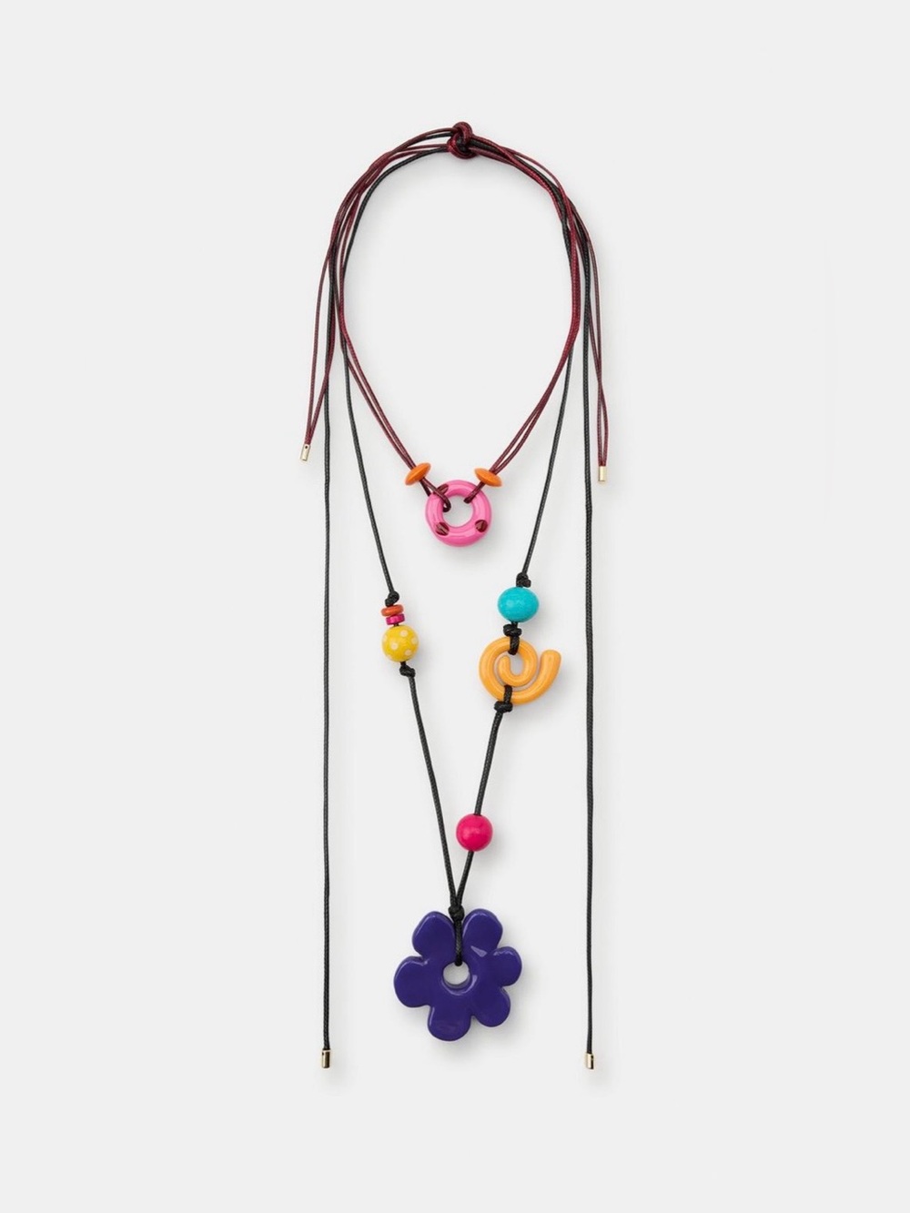 ZARA PACK OF 2 RESIN CORD NECKLACES
NWT
MULTICOLORED